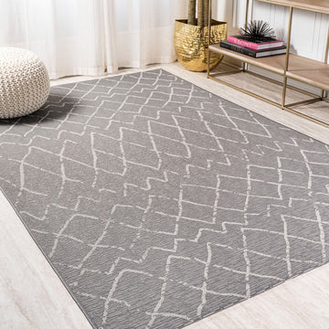 Madaba Moroccan Trellis Indoor/outdoor Area Rug